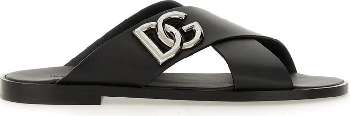 Dolce & Gabbana Leather Sandal