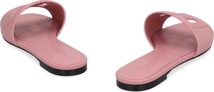 Dolce & Gabbana Leather Slides - Image 4