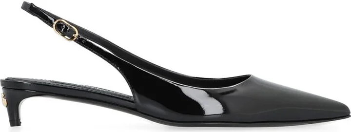 Dolce & Gabbana Leather Slingback Pumps