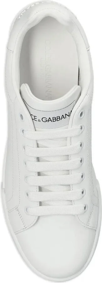 Dolce & Gabbana Leather Sneakers - Image 4