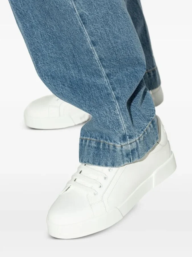 Dolce & Gabbana Leather Sneakers - Image 5