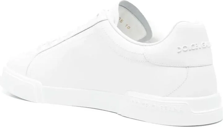 Dolce & Gabbana Leather Sneakers Shoes - Image 3