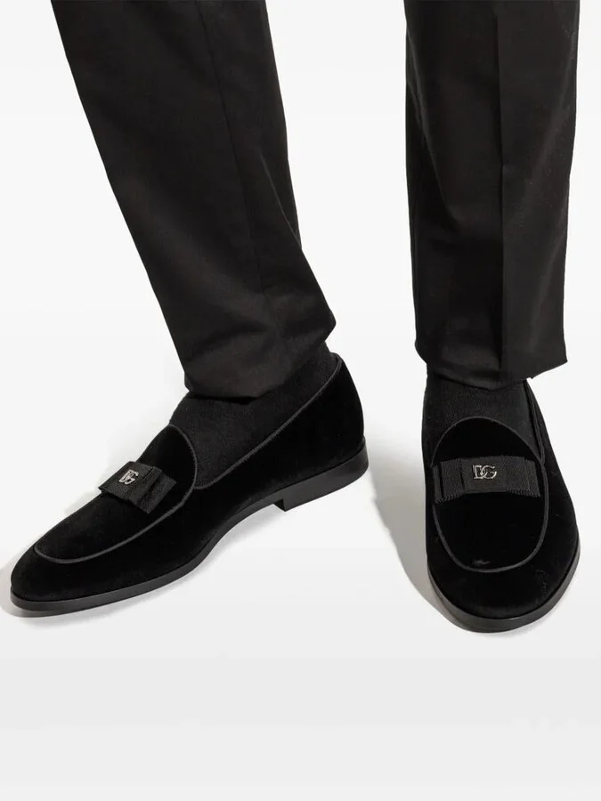 Dolce & Gabbana Loafers With Logo Plaque - Image 5