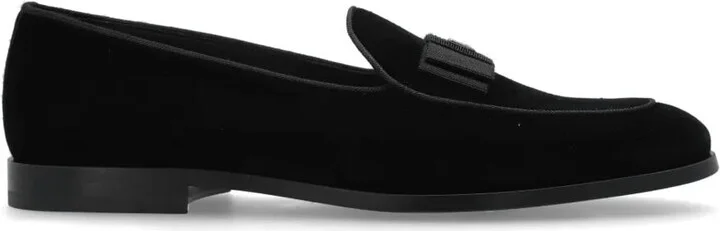 Dolce & Gabbana Loafers With Logo Plaque