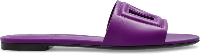 Dolce & Gabbana Logo Cut-Out Sandals