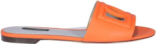Dolce & Gabbana Logo Cut-Out Sandals