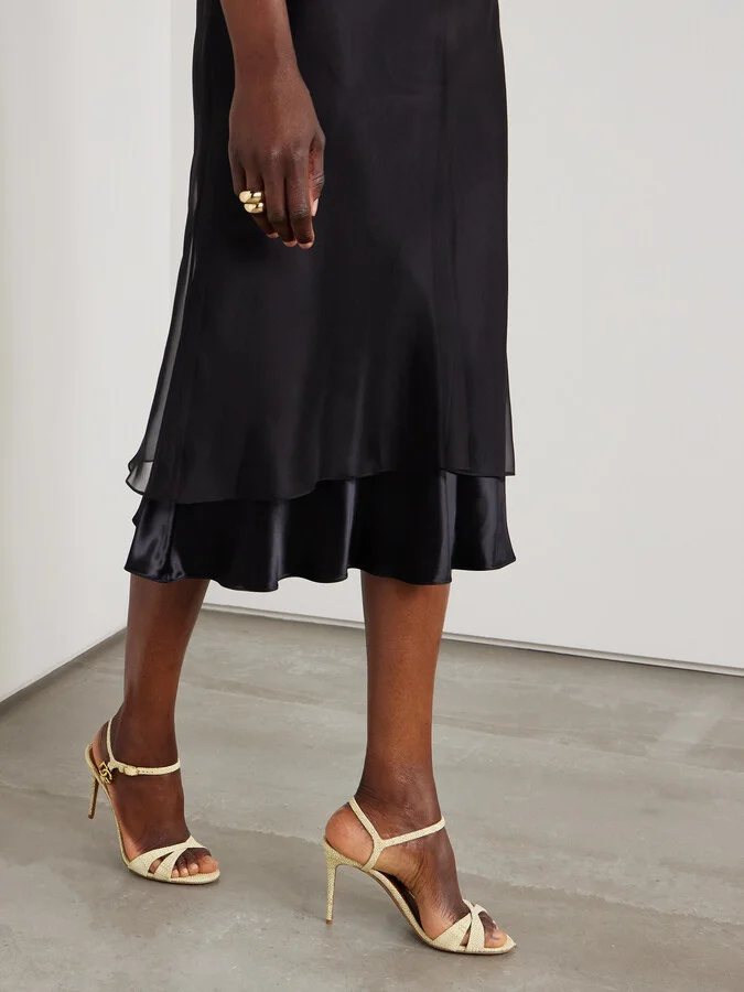 Dolce & Gabbana - Logo-embellished Raffia Sandals - Yellow - Image 2