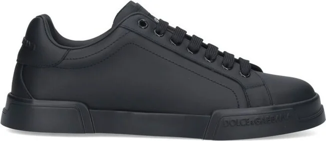 Dolce & Gabbana Logo Embossed Lace-Up Sneakers