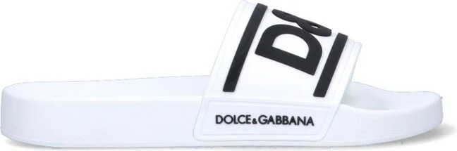 Dolce & Gabbana Logo Embossed Sandals