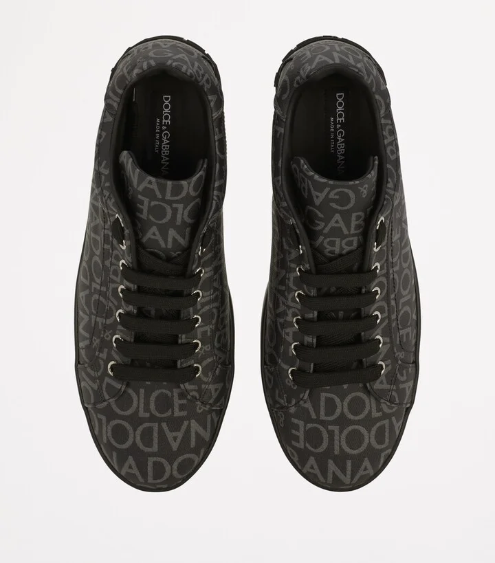Dolce & Gabbana Logo Jacquard Sneakers - Image 3