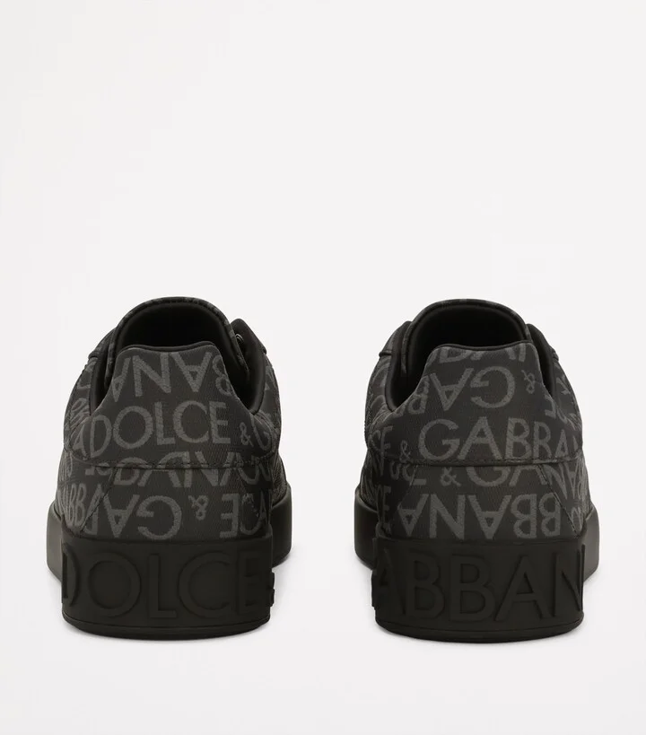 Dolce & Gabbana Logo Jacquard Sneakers - Image 4