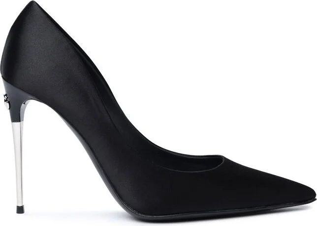 Dolce & Gabbana Logo Lettering Pointed Toe Pumps