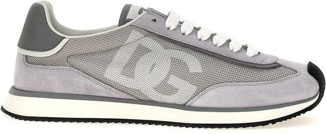 Dolce & Gabbana Logo Patch Lace-Up Sneakers