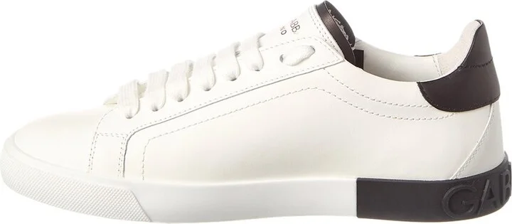 Dolce & Gabbana Logo Patch Leather Sneaker - Image 2