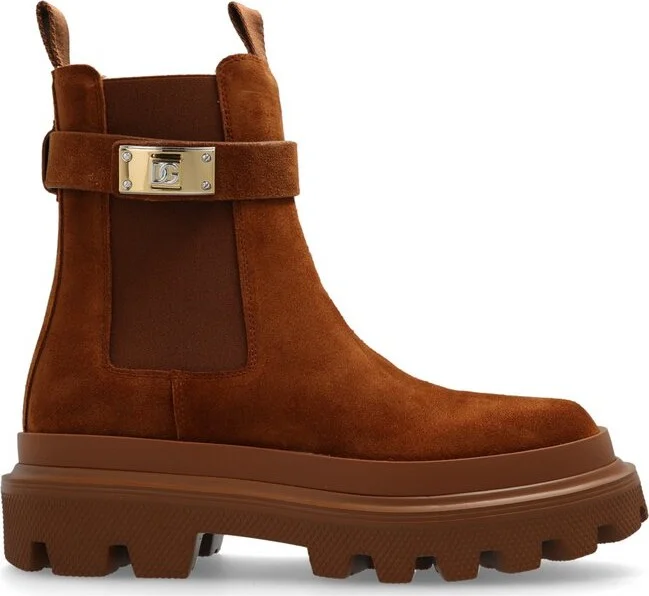 Dolce & Gabbana Logo Plaque Chelsea Boots