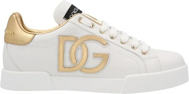 Dolce & Gabbana Logo Plaque Lace-Up Sneakers