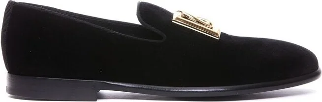 Dolce & Gabbana Logo Plaque Loafers