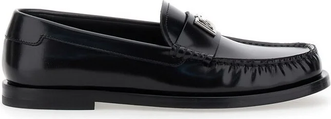 Dolce & Gabbana Logo Plaque Loafers