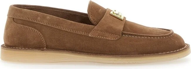 Dolce & Gabbana Logo Plaque Loafers