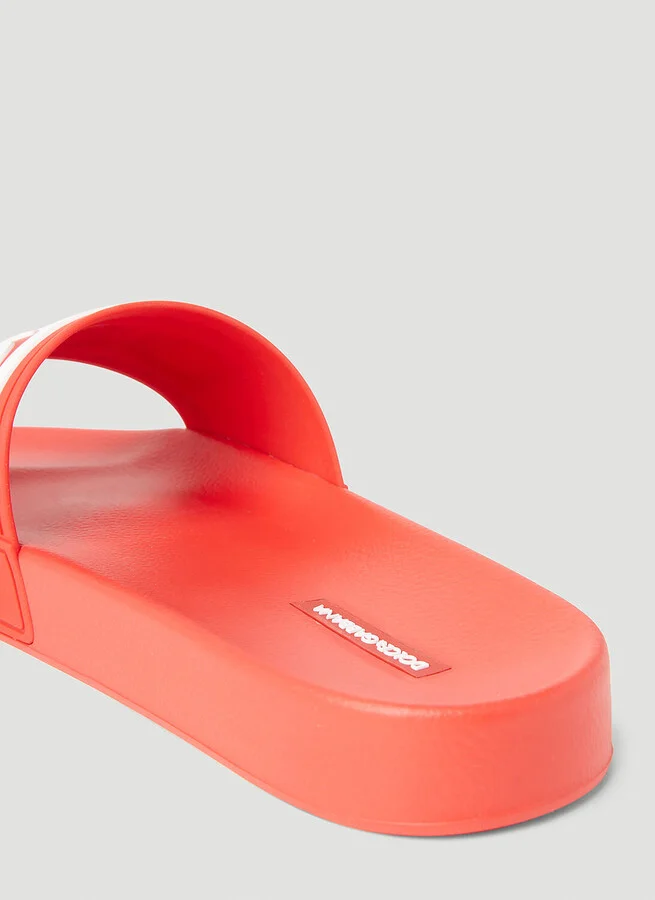 Dolce & Gabbana Logo Pool Slides - Man Slides Red Eu - 41 - Image 6