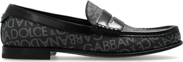 Dolce & Gabbana Logo Printed Loafers