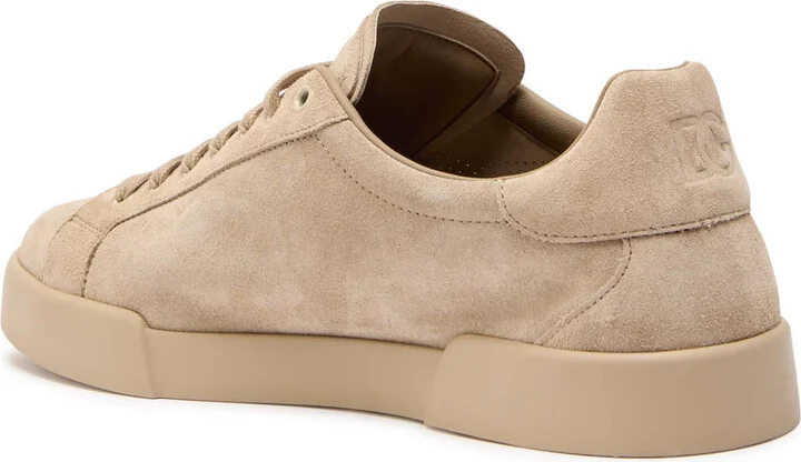 Dolce & Gabbana Logo Suede Sneakers - Image 2
