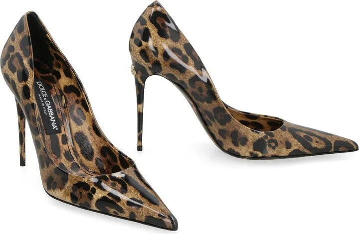 Dolce & Gabbana Lollo Leather Pumps - Image 3