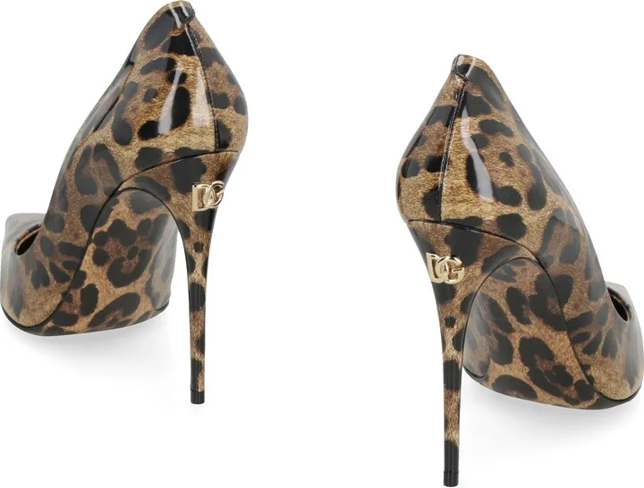 Dolce & Gabbana Lollo Leather Pumps - Image 4