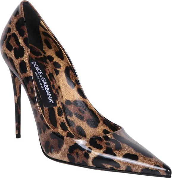 Dolce & Gabbana Lollo Leather Pumps - Image 2