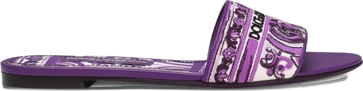 Dolce & Gabbana Maiolica Print Slides