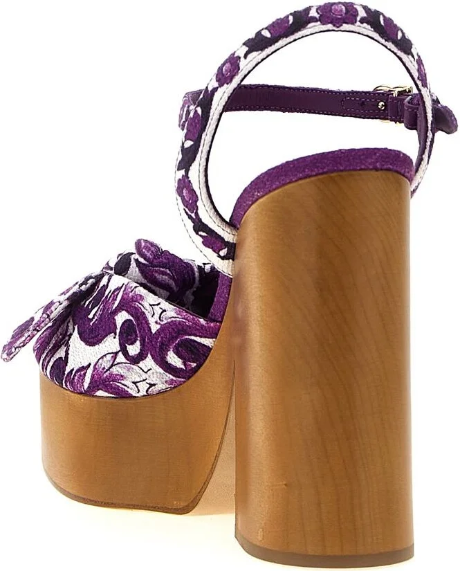 Dolce & Gabbana 'Maiolica' Sandals - Image 3