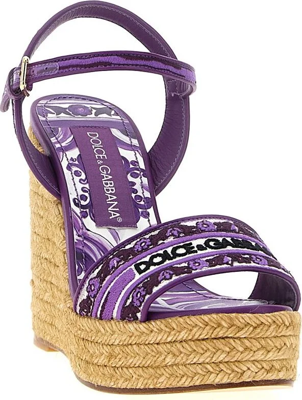 Dolce & Gabbana 'Maiolica' Wedges - Image 2