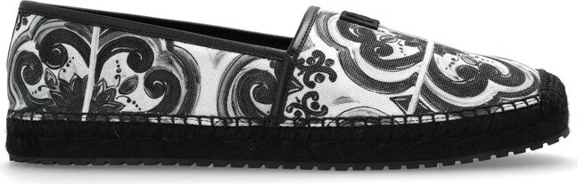 Dolce & Gabbana Majolica Printed Espadrilles