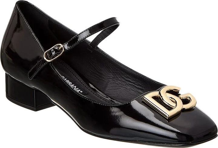 Dolce & Gabbana Mary Jane Leather Pump