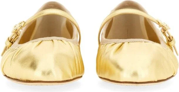 Dolce & Gabbana Mordoré Nappa Ballerina - Image 4