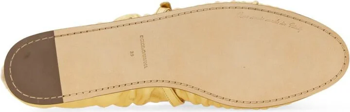 Dolce & Gabbana Mordoré Nappa Ballerina - Image 6