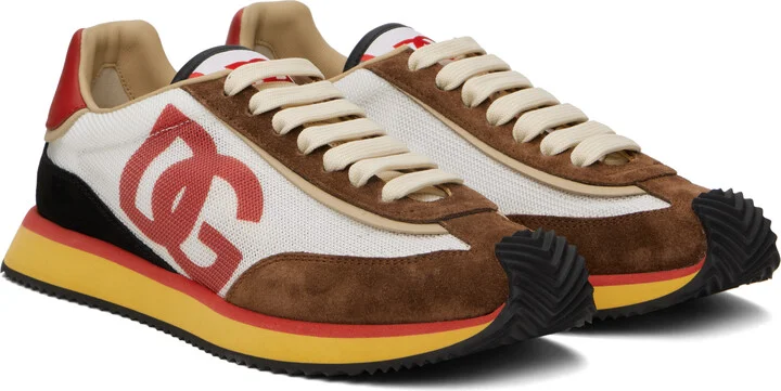 Dolce&Gabbana Multicolor 'DG' Cushion Sneakers - Image 4