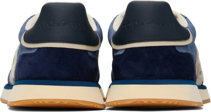 Dolce&Gabbana Navy 'DG' Cushion Sneakers - Image 2