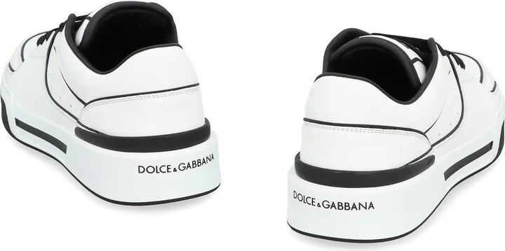 Dolce & Gabbana New Roma Leather Low-Top Sneakers - Image 4