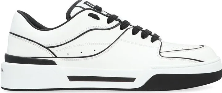 Dolce & Gabbana New Roma Leather Low-Top Sneakers