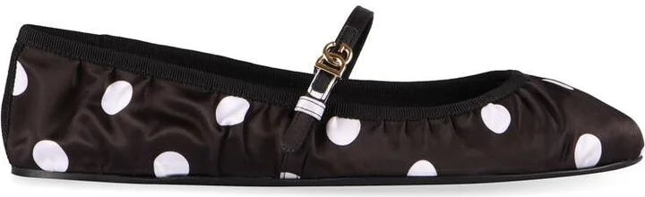 Dolce & Gabbana Odette Fabric Ballet Flats