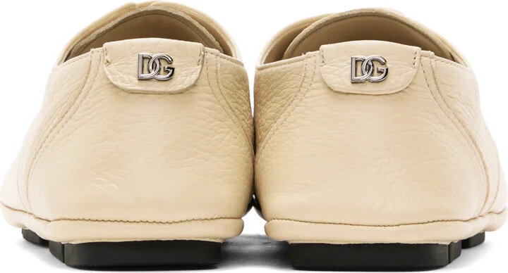 Dolce&Gabbana Off-White Lace-Up Formale Derbys - Image 2