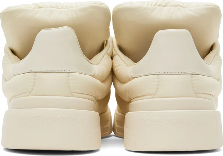 Dolce&Gabbana Off-White New Roma Sneakers - Image 2