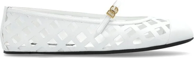 Dolce & Gabbana Openwork Ballet Flats