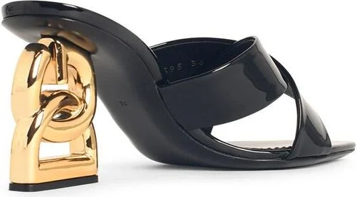 Dolce & Gabbana Patent Leather 3.5 Mules Shoes - Image 6