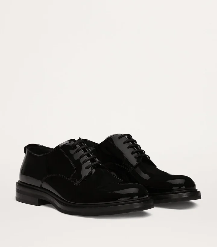 Dolce & Gabbana Patent Leather Derby Shoes - Image 2