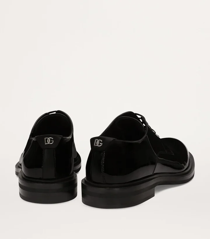 Dolce & Gabbana Patent Leather Derby Shoes - Image 4