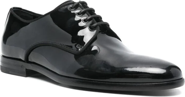 Dolce & Gabbana Patent Leather Derby Shoes - Image 4