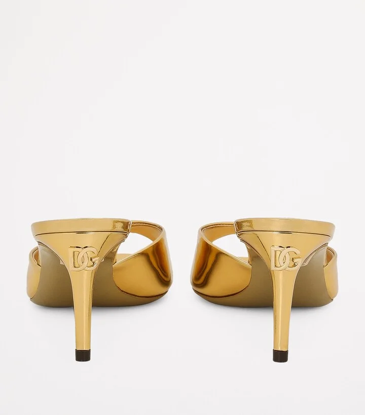 Dolce & Gabbana Patent Leather Mules 60 - Image 3