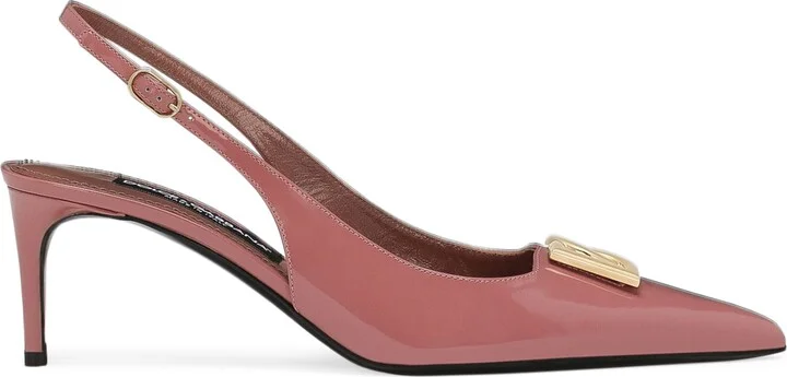 Dolce & Gabbana Patent Leather Slingback Pumps 60
